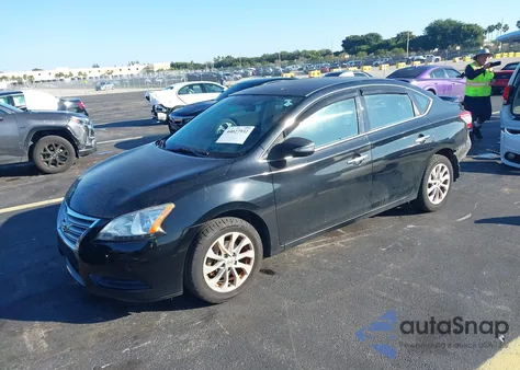 2015 Nissan Sentra Fe+ S/S/Sl/Sr/Sv z USA, uszkodzony, nr VIN 3N1AB7AP2FY222513